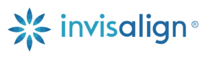 Invisalign provider logo light aqua and royal blue