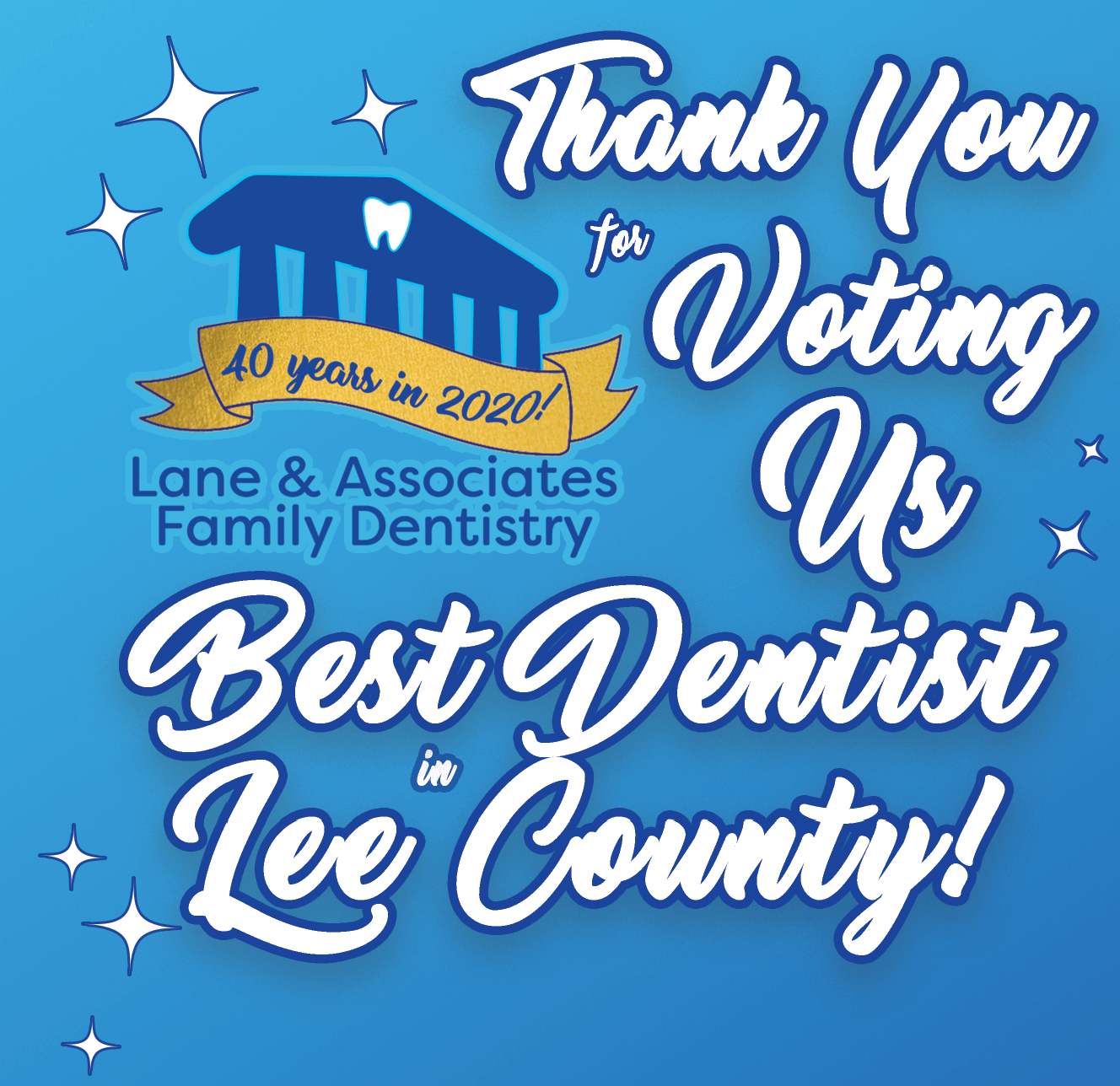 best of lee county thank you graphic