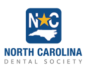 blue logo with state of north carolina symbol and yellow star