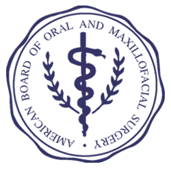 Blue vector American Board of Oral and Maxillofacial Surgery