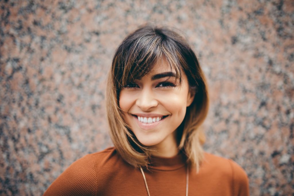 Exparel patient female smiling
