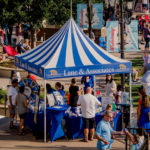 Lane dentistry tent at Wind Down Wednesday in Cary