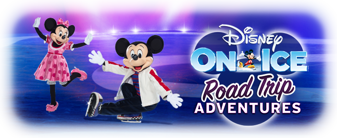 mickey and minnie ice skating
