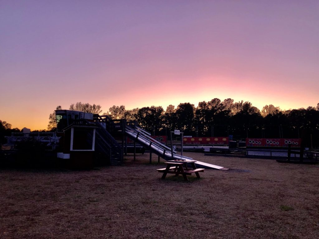 Sunset at the end of Family Day