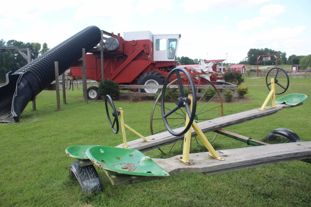 farming equipment seesaws