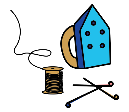 materials to use for sewing graphic