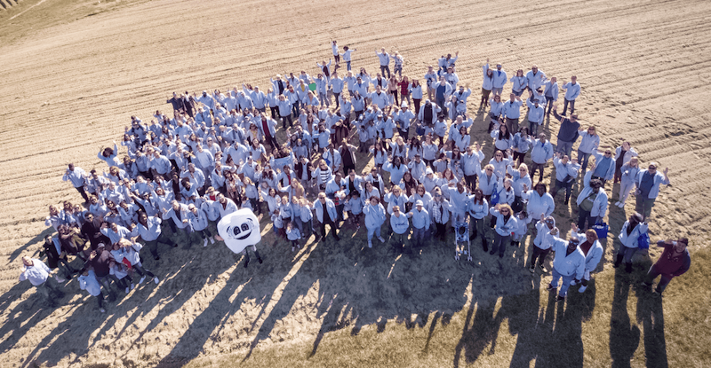 Family Day Drone photo at Phillips Farms