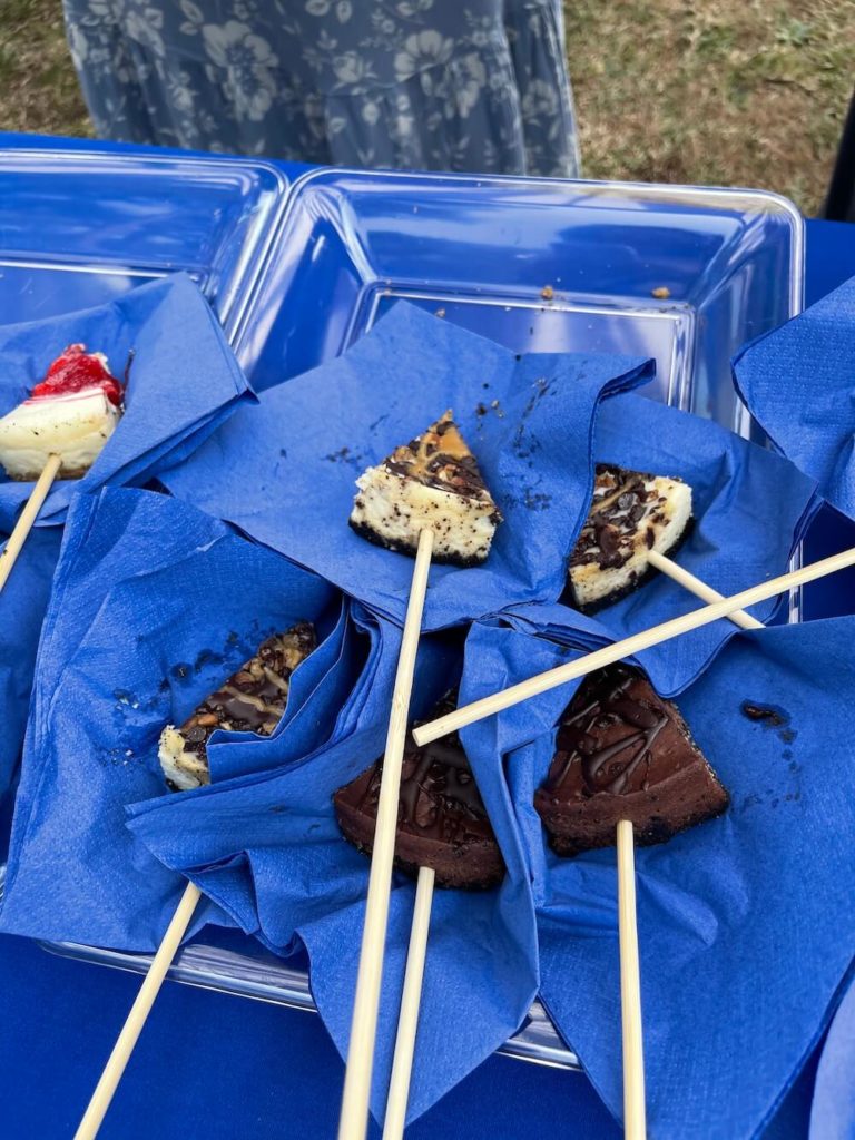 Cheesecake on a stick