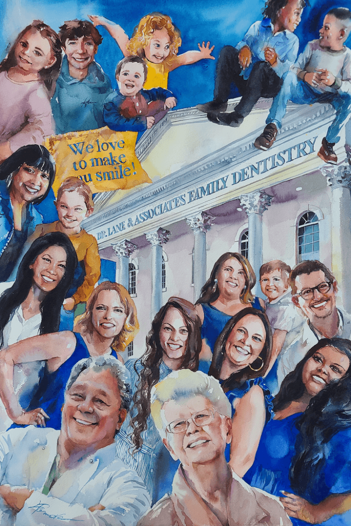 Lane and Associates Family Dentistry Art work