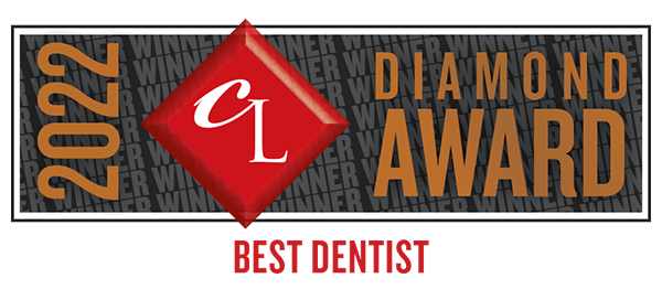 best dentist in cary bronze award logo