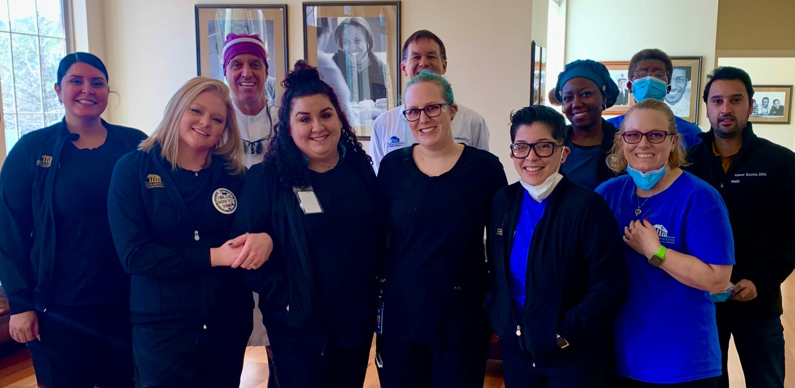 volunteer dental team group for dental outreach day
